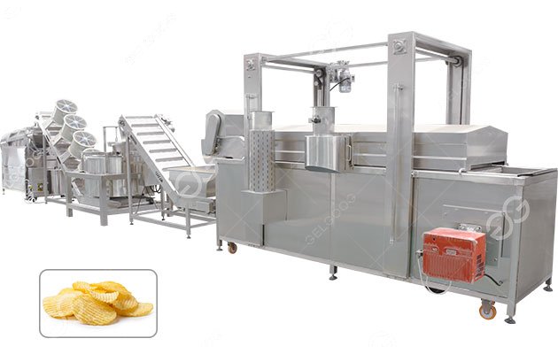 Автоматическая линия по производству картофельных чипсов