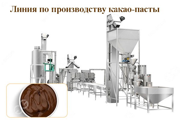 Линия по производству какао-пасты цена