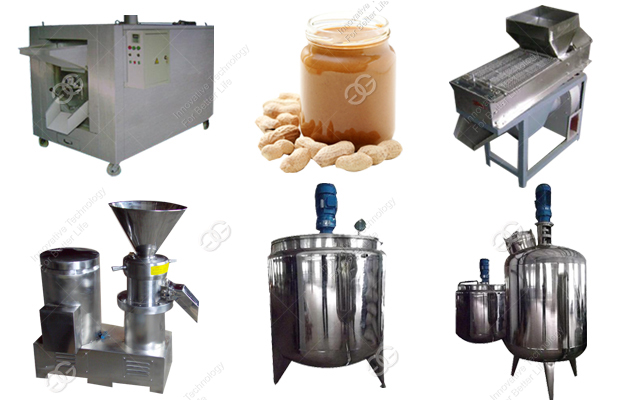 Производственная линия для производства арахисовой пасты(100 кг/ч)