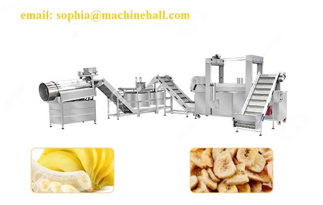 Оборудование линии по производству банановых чипсов